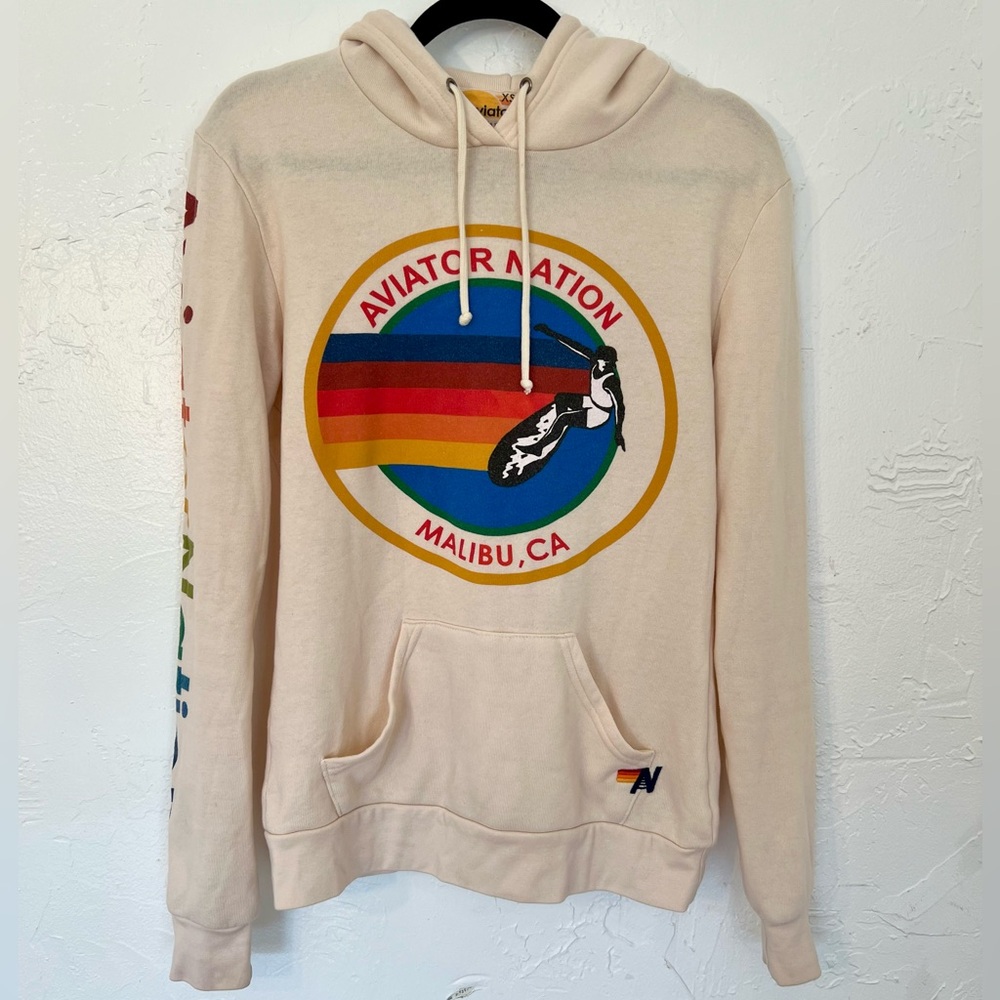 Aviator Nation Malibu Logo Sweatshirt Hoodie